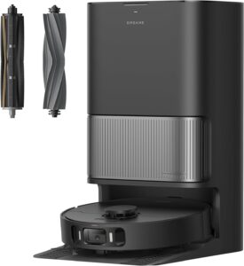 DREAME L40s Ultra AE Robot Vacuum and Mop Combo, 19,000Pa Suction, Self Emptying Dust Box, Flexible Mop & 167℉ Self Cleaning Washboard, Diverse Brush Selection, All-in-One Station, Auto Refill